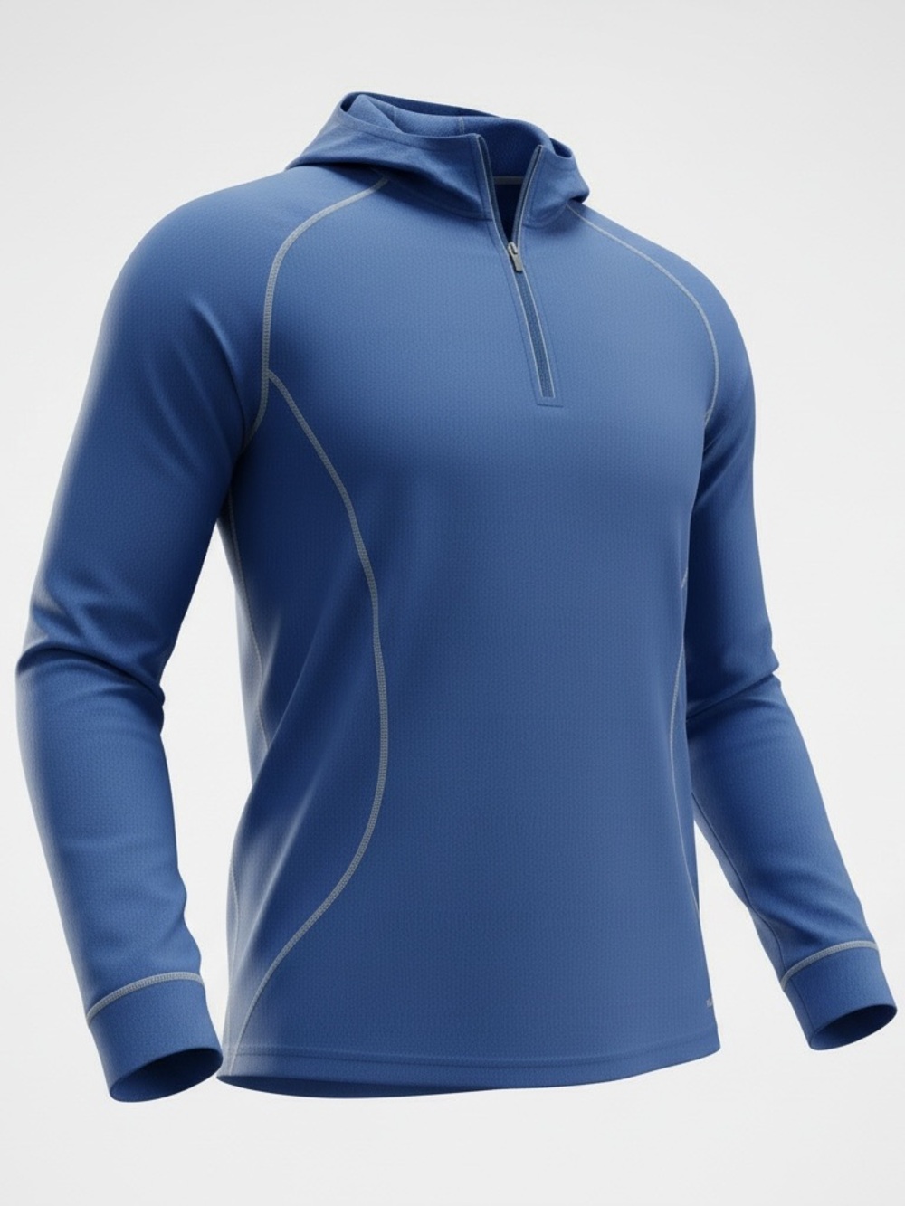Reebok Men’s Long-Sleeve Play Dry Pullover– Royal Blue